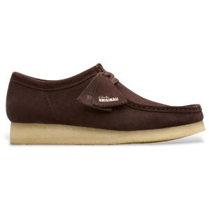 Clarkstil Mænd. 26156606 Wallabee Brune Lædersko (45), Fast, Ruskind, Blonder, Casual Clarkstil Mænd. 26156606 Wallabee Brune Lædersko (45), Fast, Ruskind, Blonder, Casual