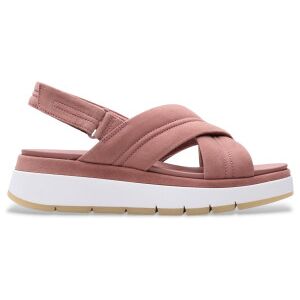 Clarkstil Kvinder. 26181471 Tuscan Cross-Sandaler I Læder, Pink (42), 3-5 Cm, Ruskind, Velcro, Casual Clarkstil Kvinder. 26181471 Tuscan Cross-Sandaler I Læder, Pink (42), 3-5 Cm, Ruskind, Velcro, Casual