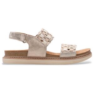 Clarkstil Kvinder. 26181410 Arwell Glide Sandaler I Beige Læder (42.5), 3-5 Cm, Velcro, Casual Clarkstil Kvinder. 26181410 Arwell Glide Sandaler I Beige Læder (42.5), 3-5 Cm, Velcro, Casual