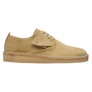 Clarkstil Mænd. 26171491 Coal London Beige Lædersko (41), Fast, Blonder, Casual Clarkstil Mænd. 26171491 Coal London Beige Lædersko (41), Fast, Blonder, Casual