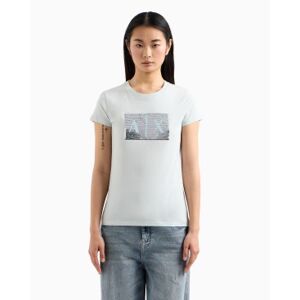 Giorgio Armani A x Armani Exchangetil Kvinder. 8nytdlyj73zu9093 Lysegrøn Kortærmet T-Shirt (M), Casual, Bomuld, Korte Ærmer Giorgio Armani A x Armani Exchangetil Kvinder. 8nytdlyj73zu9093 Lysegrøn Kortærmet T-Shirt (M), Casual, Bomuld, Korte Ærmer
