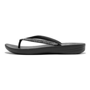 Fitfloptil Kvinder. R08-001 Flip Flops Iqushion Sparkle Sort (37), Fast, Ingen, Casual, Badetøj Fitfloptil Kvinder. R08-001 Flip Flops Iqushion Sparkle Sort (37), Fast, Ingen, Casual, Badetøj