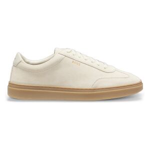 Bosstil Mænd. 50554611 Kieran Beige Træningssko I Læder (42), Fast, Blonder, Casual Bosstil Mænd. 50554611 Kieran Beige Træningssko I Læder (42), Fast, Blonder, Casual