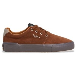 Pepe Jeanstil Mænd. Pms300002 Ben Casual Sneakers I Læder, Brun (45), Fast, Ruskind, Blonder Pepe Jeanstil Mænd. Pms300002 Ben Casual Sneakers I Læder, Brun (45), Fast, Ruskind, Blonder