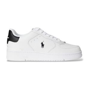 Polo Ralph Laurentil Mænd. 809p01636002 Masters Court Hvide Træningssko I Læder (45), Fast, Blonder, Casual Polo Ralph Laurentil Mænd. 809p01636002 Masters Court Hvide Træningssko I Læder (45), Fast, Blonder, Casual