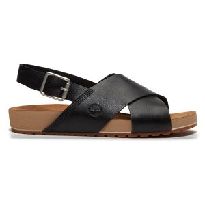 Timberlandtil Kvinder. Tb0a5mf1w021 Malibu Waves Sandaler I Læder, Sort (40 W), Fast, Spænder, Casual Timberlandtil Kvinder. Tb0a5mf1w021 Malibu Waves Sandaler I Læder, Sort (40 W), Fast, Spænder, Casual