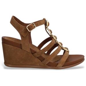 Alpetil Kvinder. 561511 Yara Brune Læderkilehæle (37), 5-8 Cm, Ruskind, Spænder, Casual Alpetil Kvinder. 561511 Yara Brune Læderkilehæle (37), 5-8 Cm, Ruskind, Spænder, Casual