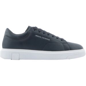 Giorgio Armani A x Armani Exchangetil Mænd. Xux123xv53400285 Action Læder Sneakers Navy (44.5), Fast, Blonder, Casual, Blå Giorgio Armani A x Armani Exchangetil Mænd. Xux123xv53400285 Action Læder Sneakers Navy (44.5), Fast, Blonder, Casual, Blå