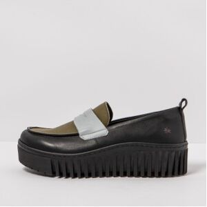 Arttil Kvinder. 11530s1uq003_001 Mokkasiner I Læder 1530s Brighton Sort (41), 3-5 Cm, Ingen, Casual Arttil Kvinder. 11530s1uq003_001 Mokkasiner I Læder 1530s Brighton Sort (41), 3-5 Cm, Ingen, Casual