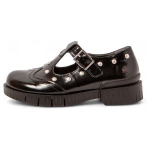 Arttil Kvinder. 11834s201003_001 1834s Oxford-Sko I Læder, Sort (37), Fast, 1-3 Cm, Spænder, Casual Arttil Kvinder. 11834s201003_001 1834s Oxford-Sko I Læder, Sort (37), Fast, 1-3 Cm, Spænder, Casual