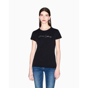 Giorgio Armani A x Armani Exchangetil Kvinder. Xw001457af10356mc021 T-Shirt Xw001457af10356 Sort (M), Casual, Bomuld, Korte Ærmer Giorgio Armani A x Armani Exchangetil Kvinder. Xw001457af10356mc021 T-Shirt Xw001457af10356 Sort (M), Casual, Bomuld, Korte Ærmer