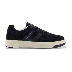 Giorgio Armani A x Armani Exchangetil Mænd. Xm002206af21419uc001 Low-Top Sneakers Sort (41), Læder, Fast, Blonder, Casual Giorgio Armani A x Armani Exchangetil Mænd. Xm002206af21419uc001 Low-Top Sneakers Sort (41), Læder, Fast, Blonder, Casual
