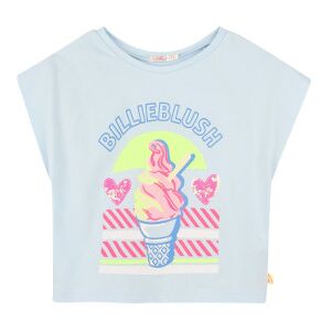 Billieblushtil Piger. U20954 T-Shirt Med Blåt Isprint (3y= 94cm), Casual, Bomuld, Korte Ærmer, Børnetøj Billieblushtil Piger. U20954 T-Shirt Med Blåt Isprint (3y= 94cm), Casual, Bomuld, Korte Ærmer, Børnetøj