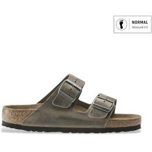 Birkenstocktil Mænd. 1019313 Læder-Sandaler Arizona Soft Footbed Oiled (Almindelig Pasform) Grønbrun (44), Beige, Fast, Ingen, Casual Birkenstocktil Mænd. 1019313 Læder-Sandaler Arizona Soft Footbed Oiled (Almindelig Pasform) Grønbrun (44), Beige, Fast, Ingen, Casual