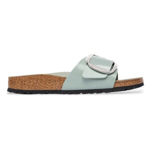 Birkenstocktil Kvinder. 1031788 Sandaler I Læder Madrid Big Buckle (Smal Pasform) Blågrøn (42), Fast, Ingen, Casual Birkenstocktil Kvinder. 1031788 Sandaler I Læder Madrid Big Buckle (Smal Pasform) Blågrøn (42), Fast, Ingen, Casual