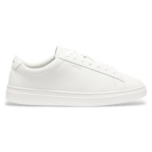 Bosstil Mænd. 50552853 Kieran Sneakers I Læder, Hvid (45), Fast, Blonder, Casual Bosstil Mænd. 50552853 Kieran Sneakers I Læder, Hvid (45), Fast, Blonder, Casual