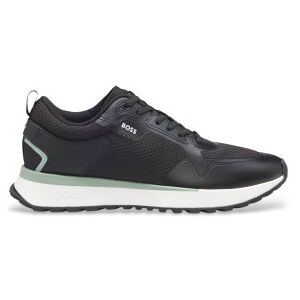 Bosstil Mænd. 50513195 Jonah Sneakers Sort (43), Fast, Blonder, Casual Bosstil Mænd. 50513195 Jonah Sneakers Sort (43), Fast, Blonder, Casual
