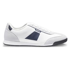 Bosstil Mænd. 50557886 Træningssko Nitan Low Hvid (45), Fast, Blonder, Casual Bosstil Mænd. 50557886 Træningssko Nitan Low Hvid (45), Fast, Blonder, Casual