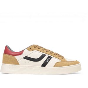 Bosstil Mænd. 50562799 Træningssko Rhys Brun, Beige (41), Fast, 1-3 Cm, Blonder, Casual Bosstil Mænd. 50562799 Træningssko Rhys Brun, Beige (41), Fast, 1-3 Cm, Blonder, Casual