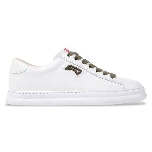 Campertil Kvinder. K201855-010 Sneakers I Læder Runner Four Natural White (36), Hvid, Fast, Blonder, Casual Campertil Kvinder. K201855-010 Sneakers I Læder Runner Four Natural White (36), Hvid, Fast, Blonder, Casual