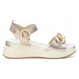 Carmelatil Kvinder. 16233101-Oro Sandaler I Læder 162331 Gylden (37), Guldfarvet, 3-5 Cm, Spænder, Casual Carmelatil Kvinder. 16233101-Oro Sandaler I Læder 162331 Gylden (37), Guldfarvet, 3-5 Cm, Spænder, Casual