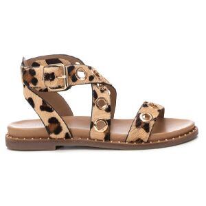 Carmelatil Kvinder. 16238903-Leopardo Sandaler I Læder 162389 Brun (36), Fast, Spænder, Casual, Dyreprint Carmelatil Kvinder. 16238903-Leopardo Sandaler I Læder 162389 Brun (36), Fast, Spænder, Casual, Dyreprint