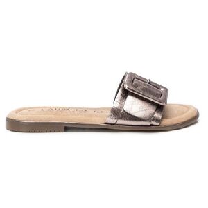 Carmelatil Kvinder. 16240603-Plomo Sandaler I Sølvfarvet Læder 162406 (38), Fast, Ingen, Casual Carmelatil Kvinder. 16240603-Plomo Sandaler I Sølvfarvet Læder 162406 (38), Fast, Ingen, Casual