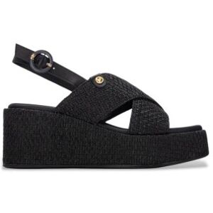Carmelatil Kvinder. 16323403-Negro Sandaler 163234 Sort (37), Stof, 5-8 Cm, Spænder, Casual Carmelatil Kvinder. 16323403-Negro Sandaler 163234 Sort (37), Stof, 5-8 Cm, Spænder, Casual
