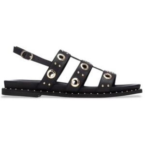 Carmelatil Kvinder. 16320803-Negro Sandaler I Læder 163208 Sort (35), Fast, Spænder, Casual Carmelatil Kvinder. 16320803-Negro Sandaler I Læder 163208 Sort (35), Fast, Spænder, Casual