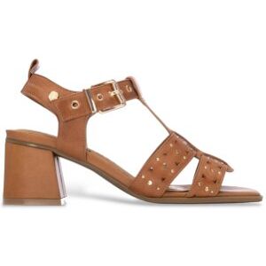 Carmelatil Kvinder. 16325102-Camel Sandaler I Læder 163251 Brun (41), 5-8 Cm, Spænder, Casual, Klassisk Carmelatil Kvinder. 16325102-Camel Sandaler I Læder 163251 Brun (41), 5-8 Cm, Spænder, Casual, Klassisk