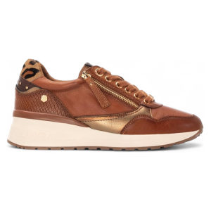 Carmelatil Kvinder. 16244202-Camel Sneakers I Læder 162442 Brun (38), 3-5 Cm, Lynlås, Casual Carmelatil Kvinder. 16244202-Camel Sneakers I Læder 162442 Brun (38), 3-5 Cm, Lynlås, Casual