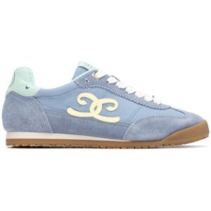 Carmelatil Kvinder. 16311905-Jeans Sneakers I Læder 163119 Blå (38), Fast, Splittet Læder, Blonder, Casual Carmelatil Kvinder. 16311905-Jeans Sneakers I Læder 163119 Blå (38), Fast, Splittet Læder, Blonder, Casual