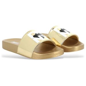 Dknytil Kvinder/piger. D62093 Sandaler Med Guldlogo (29), Guldfarvet, Fast, Ingen, Casual, Børnetøj Dknytil Kvinder/piger. D62093 Sandaler Med Guldlogo (29), Guldfarvet, Fast, Ingen, Casual, Børnetøj