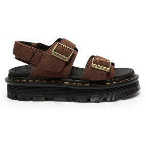 Dr Martenstil Kvinder. 42853200 Brune Zebzag-Sandaler I Læder (40), 3-5 Cm, Velcro, Casual Dr Martenstil Kvinder. 42853200 Brune Zebzag-Sandaler I Læder (40), 3-5 Cm, Velcro, Casual