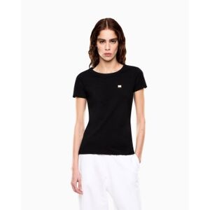 Ea7til Kvinder. 7w001045_af10373 Core T-Shirt Sort (Xxs), Casual, Bomuld, Korte Ærmer Ea7til Kvinder. 7w001045_af10373 Core T-Shirt Sort (Xxs), Casual, Bomuld, Korte Ærmer