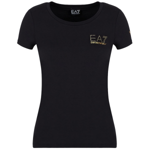 Ea7til Kvinder. 8ntt65_tjdqz Train Evolution T-Shirt Sort (Xxs), Casual, Bomuld, Korte Ærmer Ea7til Kvinder. 8ntt65_tjdqz Train Evolution T-Shirt Sort (Xxs), Casual, Bomuld, Korte Ærmer