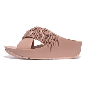 Fitfloptil Kvinder. Hq5-A86 Rumba Beaded Cross Slides Læder Sandaler Pink (37), Økologisk Læder, 3-5 Cm, Ingen, Casual Fitfloptil Kvinder. Hq5-A86 Rumba Beaded Cross Slides Læder Sandaler Pink (37), Økologisk Læder, 3-5 Cm, Ingen, Casual