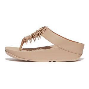 Fitfloptil Kvinder. Hq4-A94 Beige Rumba-Sandaler I Læder Med Perler (37), Økologisk Læder, 3-5 Cm, Ingen, Casual Fitfloptil Kvinder. Hq4-A94 Beige Rumba-Sandaler I Læder Med Perler (37), Økologisk Læder, 3-5 Cm, Ingen, Casual