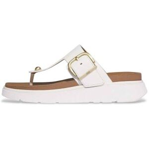 Fitfloptil Kvinder. B1h-194 Sandaler I Læder Gen Ff Spænde Hvid (37), 1-3 Cm, Spænder, Casual Fitfloptil Kvinder. B1h-194 Sandaler I Læder Gen Ff Spænde Hvid (37), 1-3 Cm, Spænder, Casual