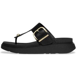 Fitfloptil Kvinder. B1h-001 Gen Ff Sandaler I Læder Med Spænde, Sort (37), 1-3 Cm, Ingen, Casual Fitfloptil Kvinder. B1h-001 Gen Ff Sandaler I Læder Med Spænde, Sort (37), 1-3 Cm, Ingen, Casual
