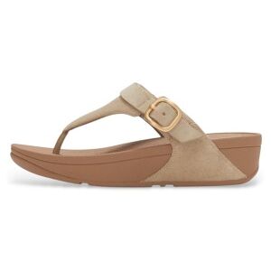 Fitfloptil Kvinder. A4j-923 Brune Lulu-Sandaler I Læder Med Spænde (39), Beige, Fast, Ruskind, Spænder, Casual Fitfloptil Kvinder. A4j-923 Brune Lulu-Sandaler I Læder Med Spænde (39), Beige, Fast, Ruskind, Spænder, Casual