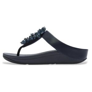 Fitfloptil Kvinder. A2d-399 Bead-Cluster Bead-Cluster Toe-Post Sandaler I Navyfarvet Læder (36), 3-5 Cm, Ingen, Casual, Blå Fitfloptil Kvinder. A2d-399 Bead-Cluster Bead-Cluster Toe-Post Sandaler I Navyfarvet Læder (36), 3-5 Cm, Ingen, Casual, Blå
