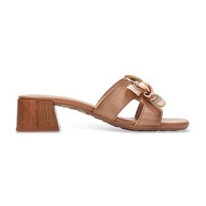 Hispanitastil Kvinder. Hv264768 Brune Tulipan-Sandaler (38), Læder, 3-5 Cm, Ingen, Casual Hispanitastil Kvinder. Hv264768 Brune Tulipan-Sandaler (38), Læder, 3-5 Cm, Ingen, Casual
