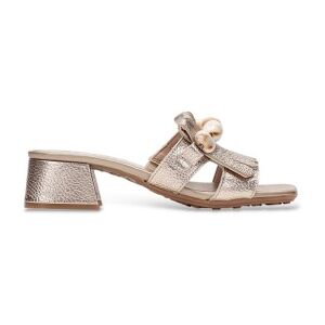 Hispanitastil Kvinder. Hv254077 Sandaler Dallas Guld (41), Læder, 3-5 Cm, Ingen, Casual, Party, Klassisk, Bronze Hispanitastil Kvinder. Hv254077 Sandaler Dallas Guld (41), Læder, 3-5 Cm, Ingen, Casual, Party, Klassisk, Bronze