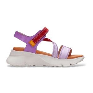 Hispanitastil Kvinder. Chv243459 Sandaler Jamaica Rødlilla (40), Læder, 3-5 Cm, Velcro, Casual Hispanitastil Kvinder. Chv243459 Sandaler Jamaica Rødlilla (40), Læder, 3-5 Cm, Velcro, Casual