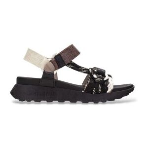 Hispanitastil Kvinder. Chv264869 Ambar Flerfarvede Sandaler (41), Læder, Sort, 3-5 Cm, Velcro, Casual Hispanitastil Kvinder. Chv264869 Ambar Flerfarvede Sandaler (41), Læder, Sort, 3-5 Cm, Velcro, Casual