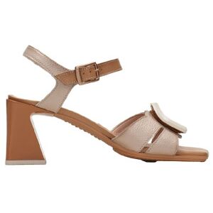 Hispanitastil Kvinder. Chv243272 Mallorca Beige Lædersandaler -Hælhøjde 6,5 Cm (40), Brun, 5-8 Cm, Spænder, Casual, Party, Grå Hispanitastil Kvinder. Chv243272 Mallorca Beige Lædersandaler -Hælhøjde 6,5 Cm (40), Brun, 5-8 Cm, Spænder, Casual, Party, Grå