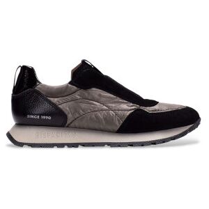 Hispanitastil Kvinder. Hi254222 Sneakers I Læder Kansas Sort (38), Fast, Lynlås, Casual Hispanitastil Kvinder. Hi254222 Sneakers I Læder Kansas Sort (38), Fast, Lynlås, Casual