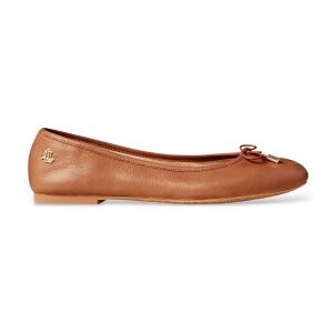 Lauren Ralph Laurentil Kvinder. 802940603002 Jayna-Ballerinaer I Brunt Læder (37), Fast, Ingen, Casual, Klassisk Lauren Ralph Laurentil Kvinder. 802940603002 Jayna-Ballerinaer I Brunt Læder (37), Fast, Ingen, Casual, Klassisk