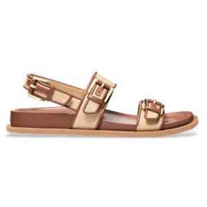 Michael Korstil Kvinder. 40s6nifs1d Brune Sandaler I Læder Med Spænde (39), Fast, 1-3 Cm, Spænder, Casual Michael Korstil Kvinder. 40s6nifs1d Brune Sandaler I Læder Med Spænde (39), Fast, 1-3 Cm, Spænder, Casual